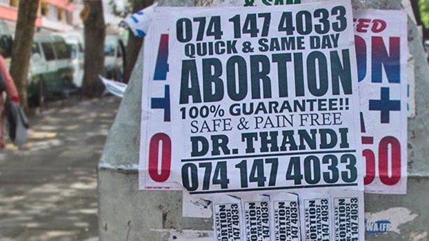 Pain free abortion poster
