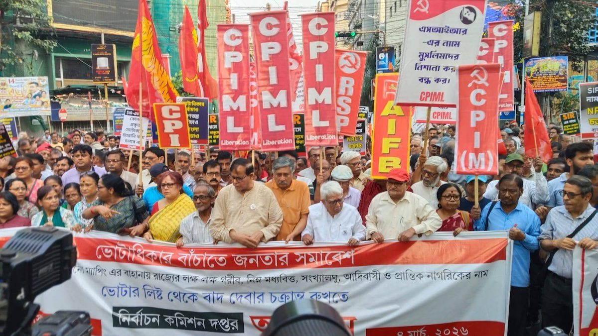 Protests against manipulation of voter roles ahead of elections in India