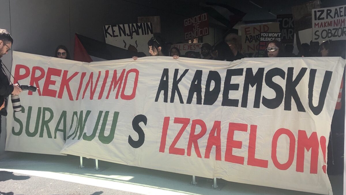 Students in Croatia protest Netanyahu brother’s secret lecture: “Our faculty was turned into crime propaganda testing ground”