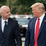 FIFA president Gianni Infantino and US President Donald Trump