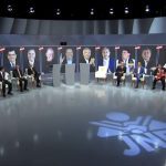 Presidential candidates in debate