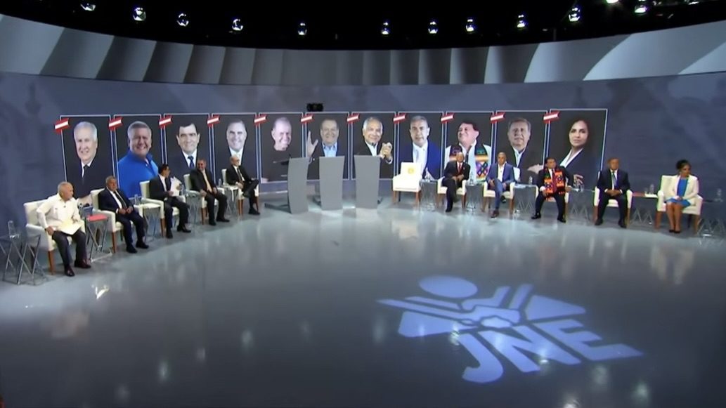 Presidential candidates in debate