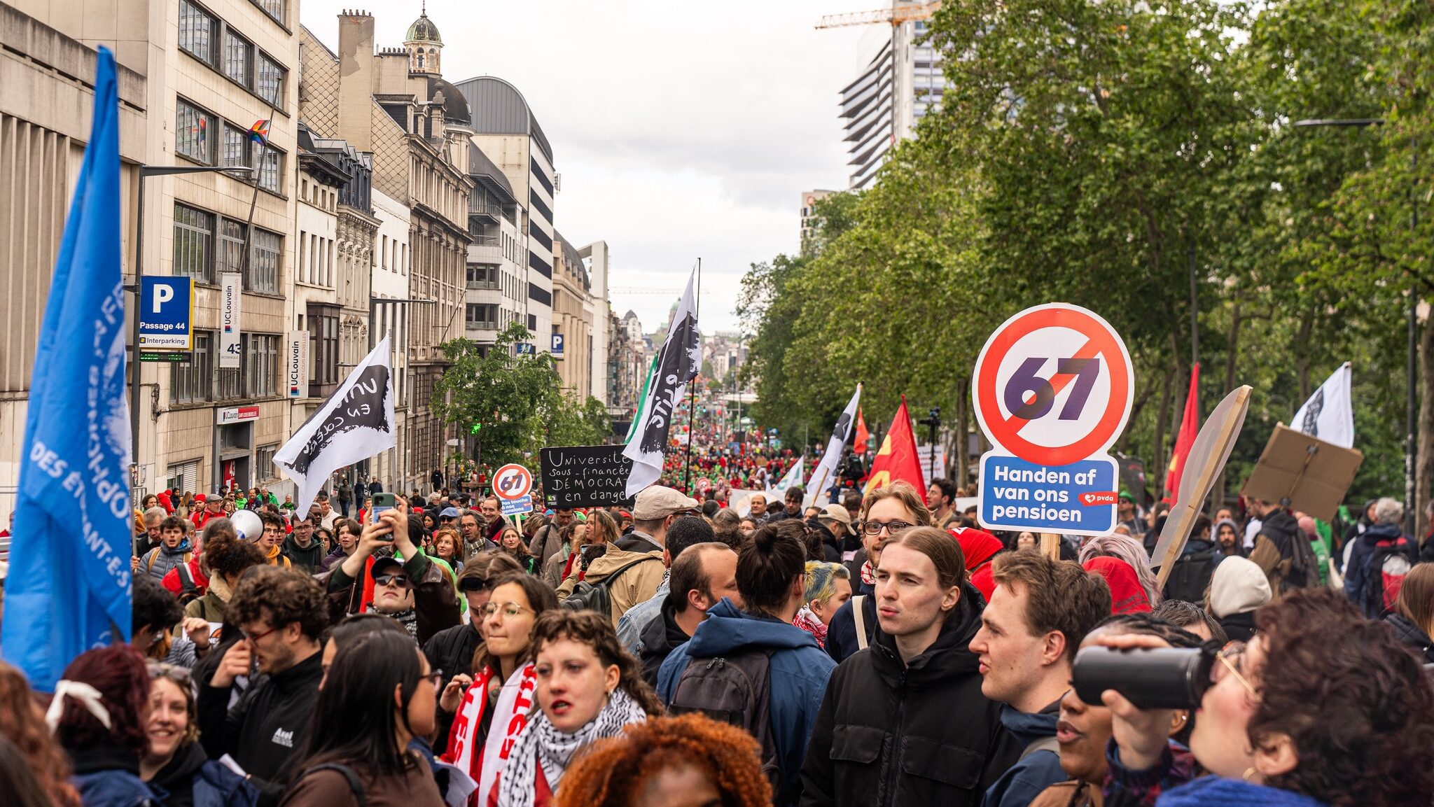 Brussels protest marks 15th demonstration against austerity in 18 months