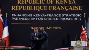 Emmanuel Macron and William Ruto