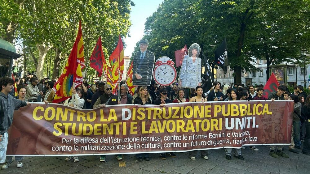 Students and teachers in Italy strike against right-wing reforms and militarization
