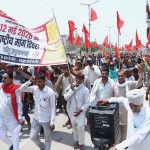 workers in india demonstrate for wages and labor rights