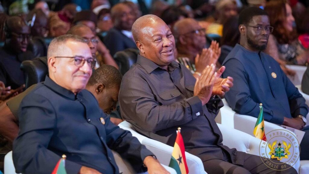 Delegates and African heads of state attend reparations conference in Ghana