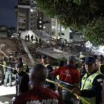 Rescue efforts in Caracas, venezuela