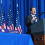 Marco Rubio speaks at podium