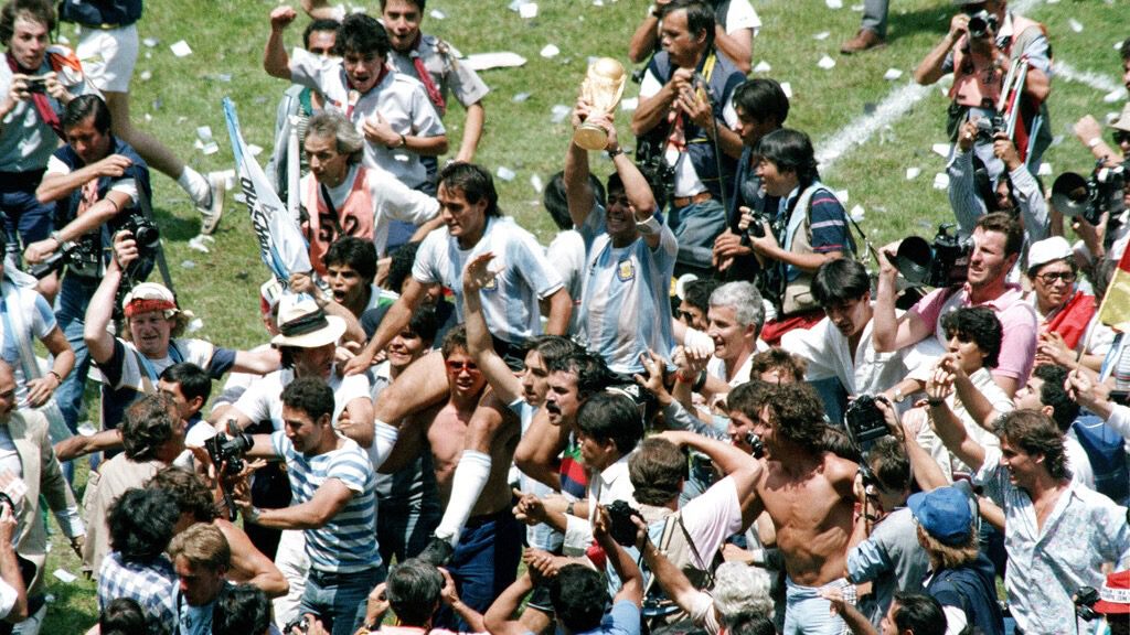 Argentina wins 1986 world cup