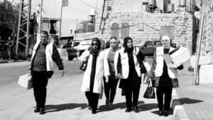 Health work committees in the West Bank.