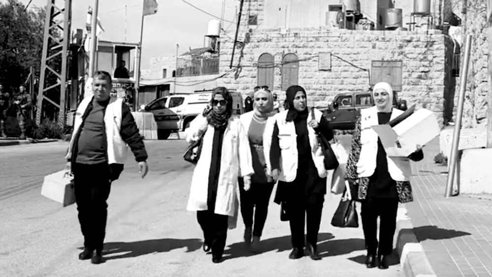 Health work committees in the West Bank.