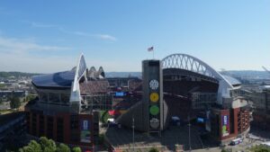 Seattle World Cup Stadium - BT News Seattle Stadium before the World Cup round of 16 soccer match between the United States and Belgium in Seattle, Monday, July 6, 2026.